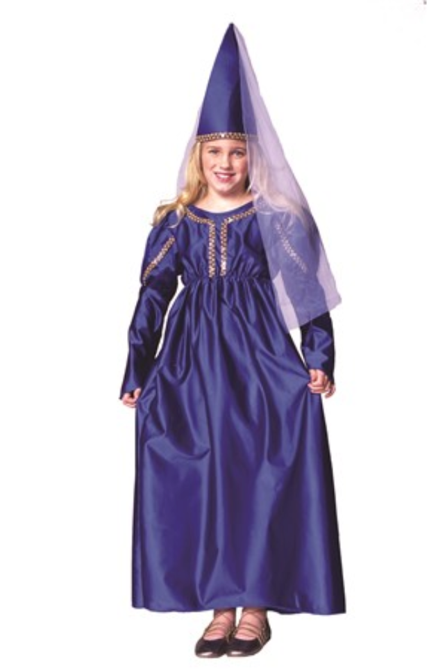 RG Costumes Medieval Princess-Blue, SML RG Costumes Medieval Princess-Blue, SML