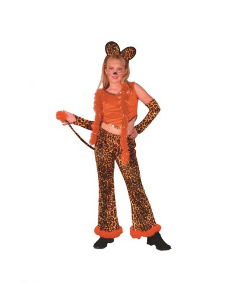 Child Leopard Rock Star Girl | Costume-Shop.com - Large - image 1