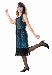 Roaring 20's Flapper | Costume-Shop.com - Blue - image 1