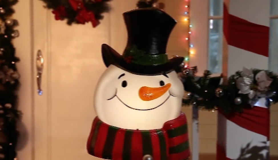 Snowman Plaque with Sound & Lights  | Costume-Shop.com