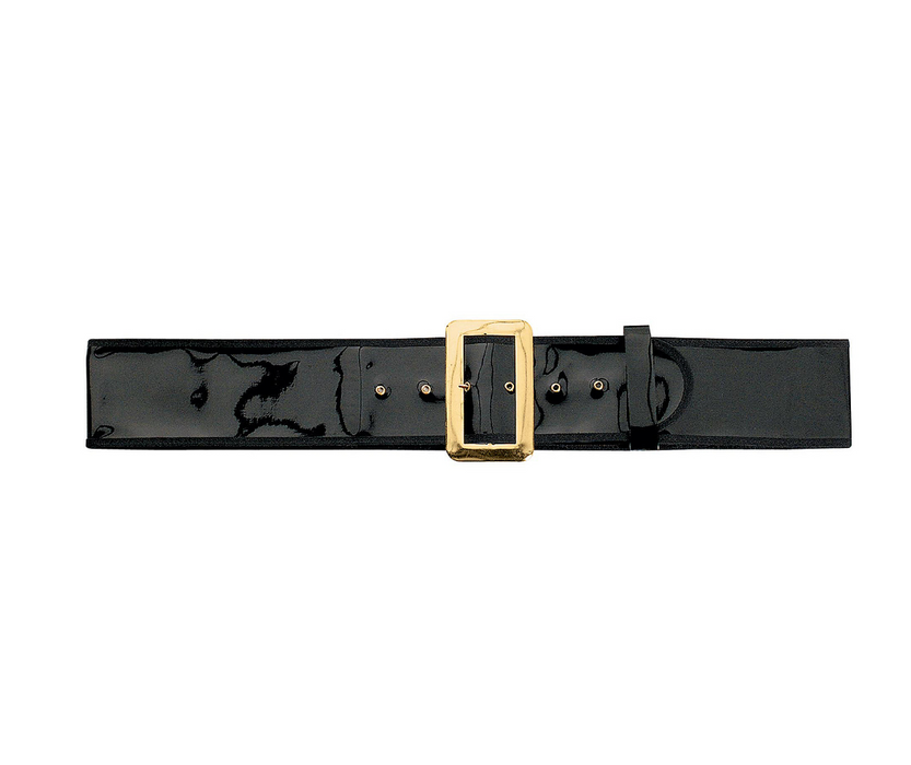 Patent Leather Santa Belt with Gilt Buckle | Costume-Shop.com