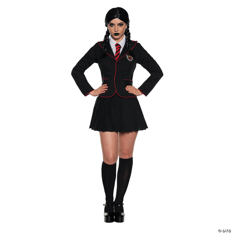 ADLT GOTHIC SCHOOLGIRL LG - LARGE - image 3