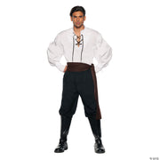 ADLT RENAISSANCE SHIRT-WHITE OS - ONE SIZE - image 1