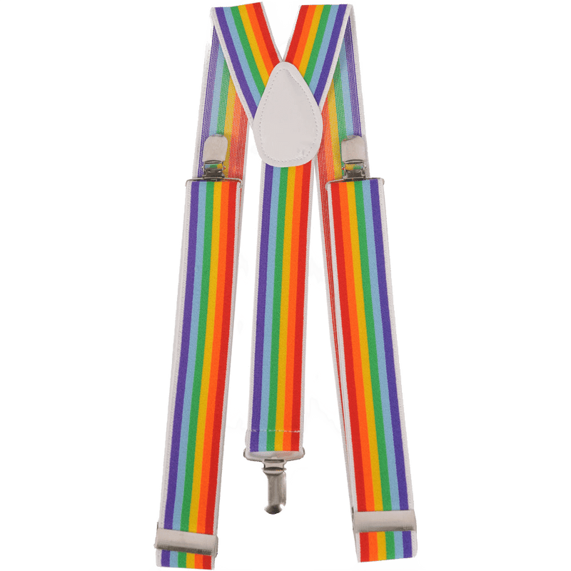 Colorful Striped Suspenders - image 1