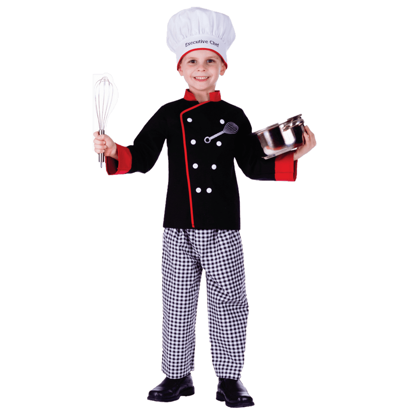 Executive Chef Costume - Kids - Large - 12-14 - image 1