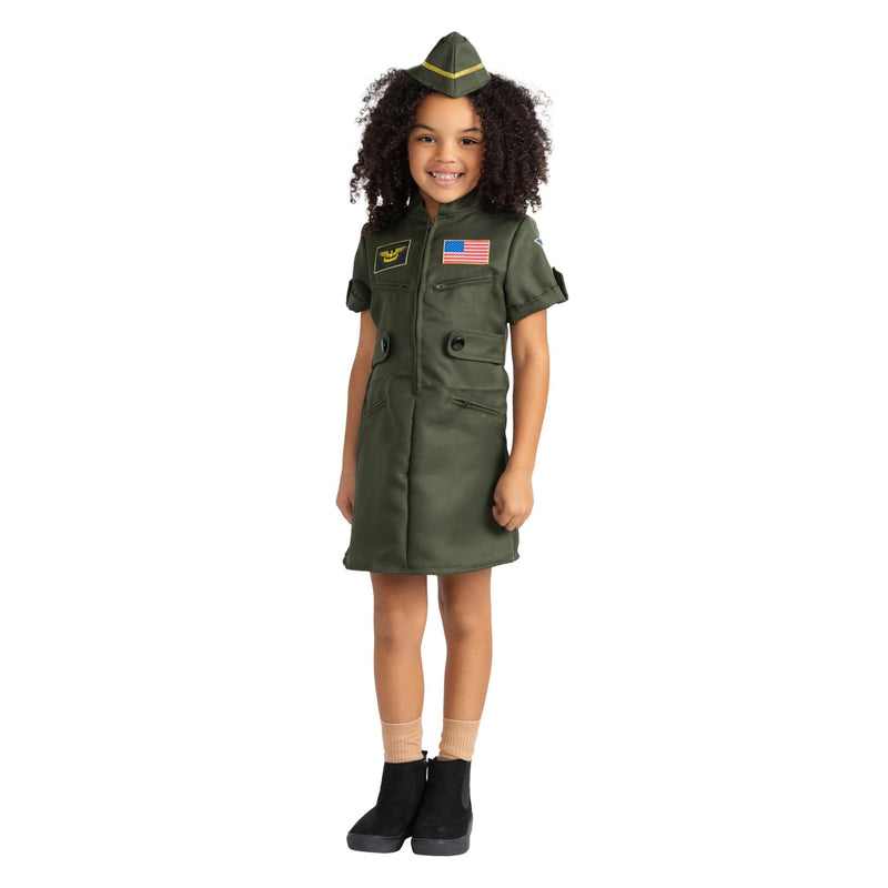 Fighter Pilot Costume Dress - Kids - Large (12-14) - image 1