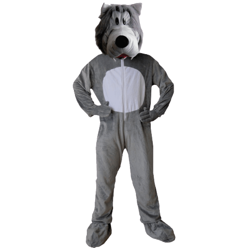 Gray Wolf Mascot - Adults - image 1