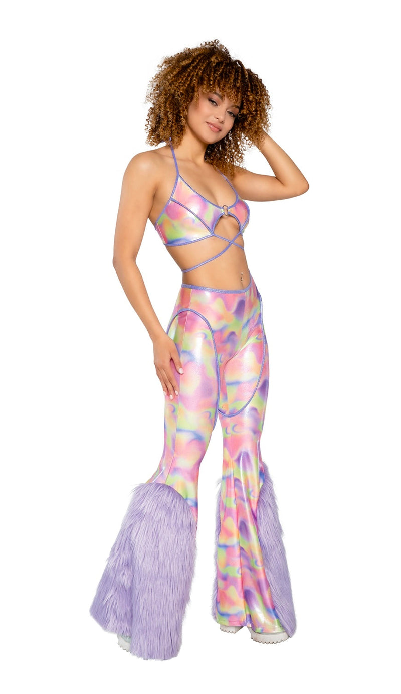 JR217 - Ring Wrap Halter - Pastel Party / M/L - image 1