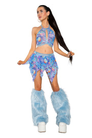 JR162 - Mesh Flow Skirt - Butterfly / L/XL - image 2