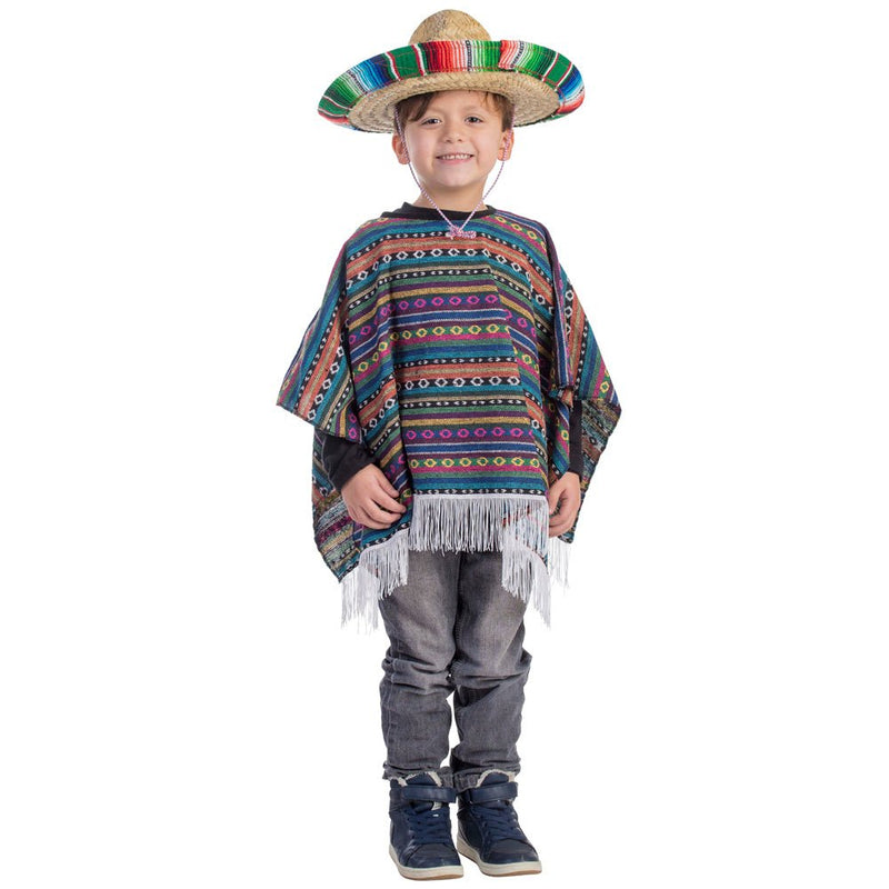Mexican Poncho - Size Small