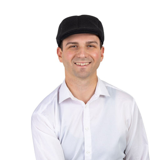 Newsboy Flat Cap - Adults - Black - image 2