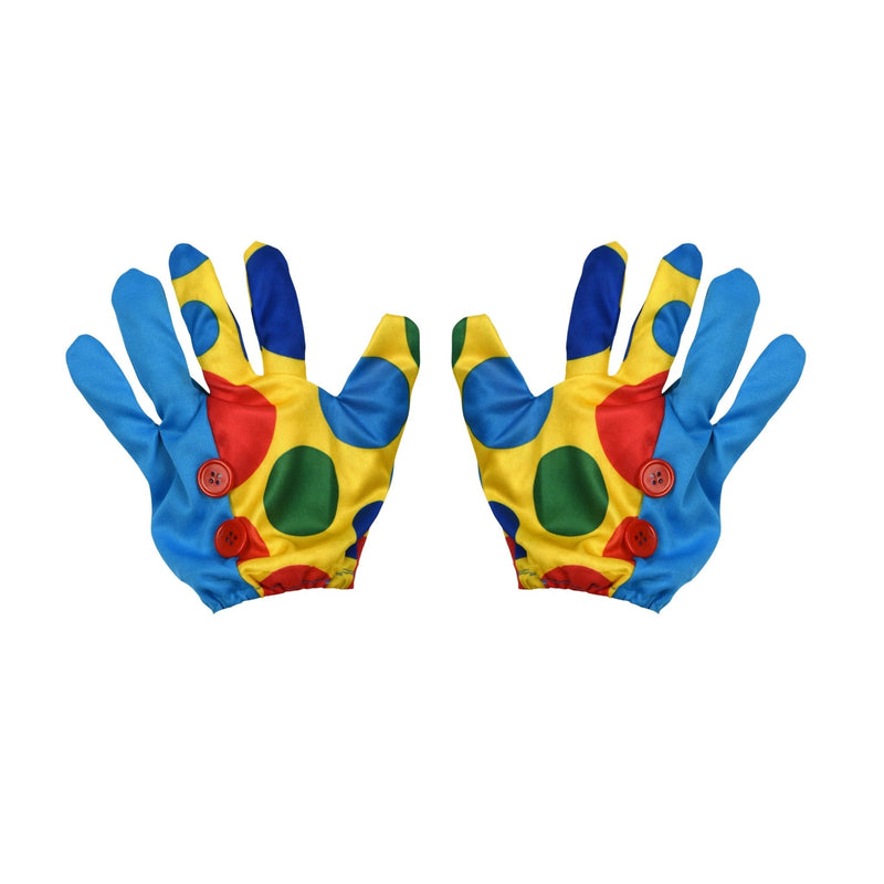 Polka Dot Clown Gloves - image 1