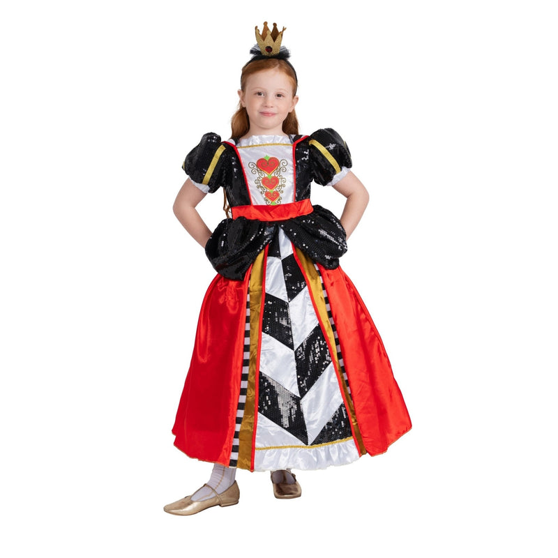 Queen of Hearts Costume - Kids - Large (12-14) - image 1