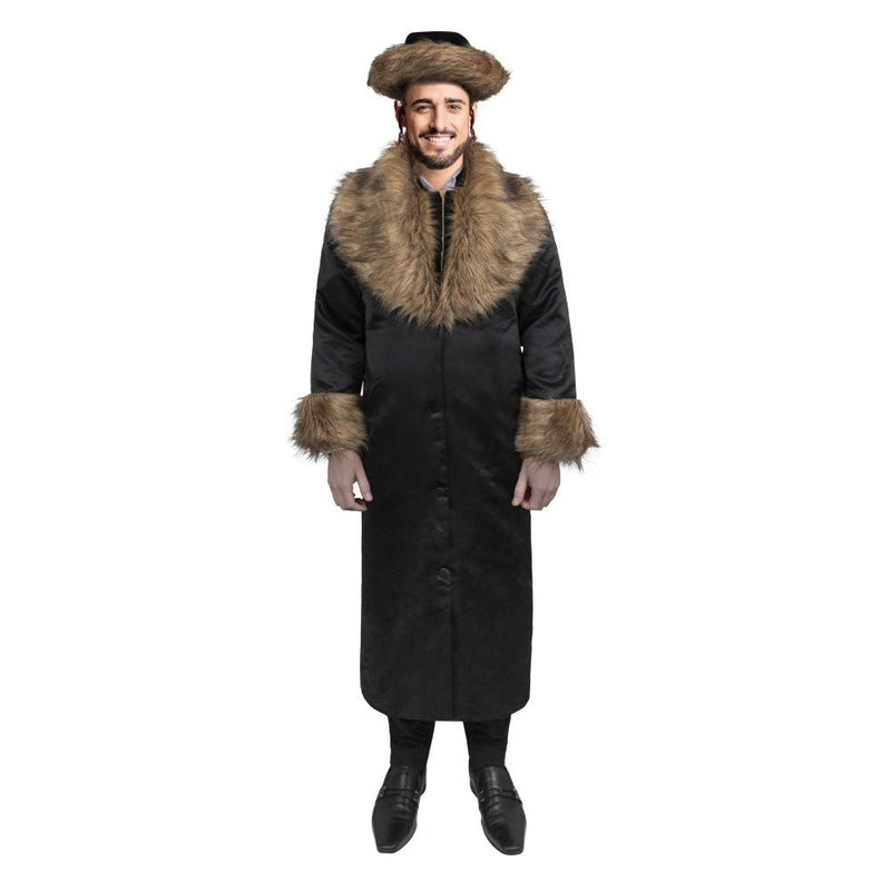Rabbi Coat with Fur - Adults - Large - image 1