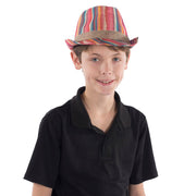 Vibrant Green Rainbow Fedora | Costume-Shop.com - Green - image 4