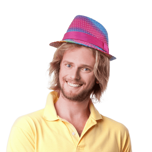 Rainbow Sequin Hat - image 1