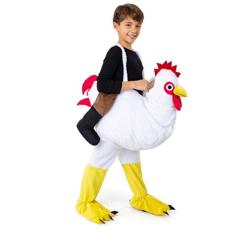 Ride-A-Chicken Costume - Kids - Large/X-Large - image 1