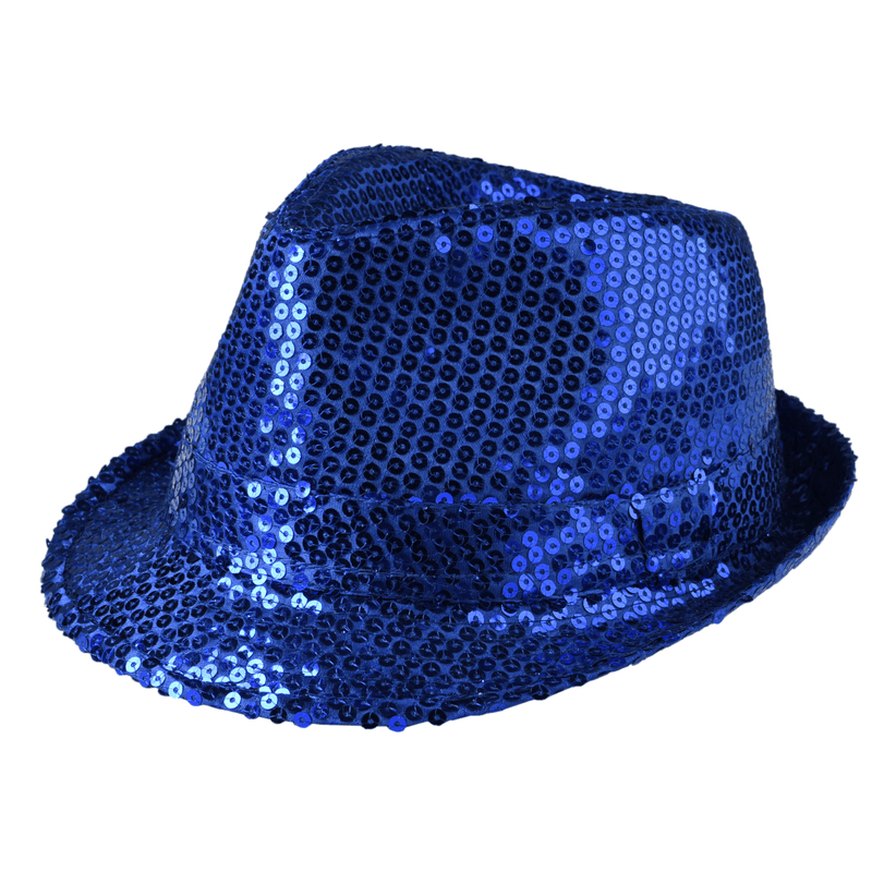 Sequined Fedora Hat - Lime Green - image 10