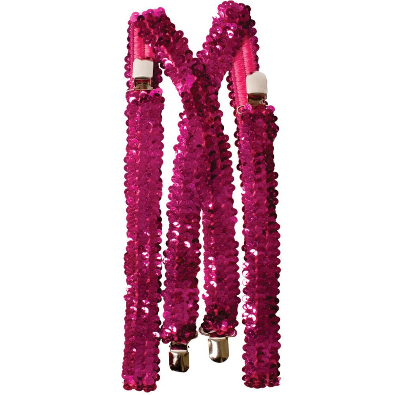 Black Sequined Suspenders | Costume-Shop.com - White - image 4