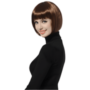 Short Bob Wig with Bangs - Auburn - image 1
