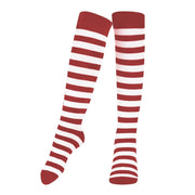 Striped Cotton Socks for Kids - Black and White / 10 - image 1