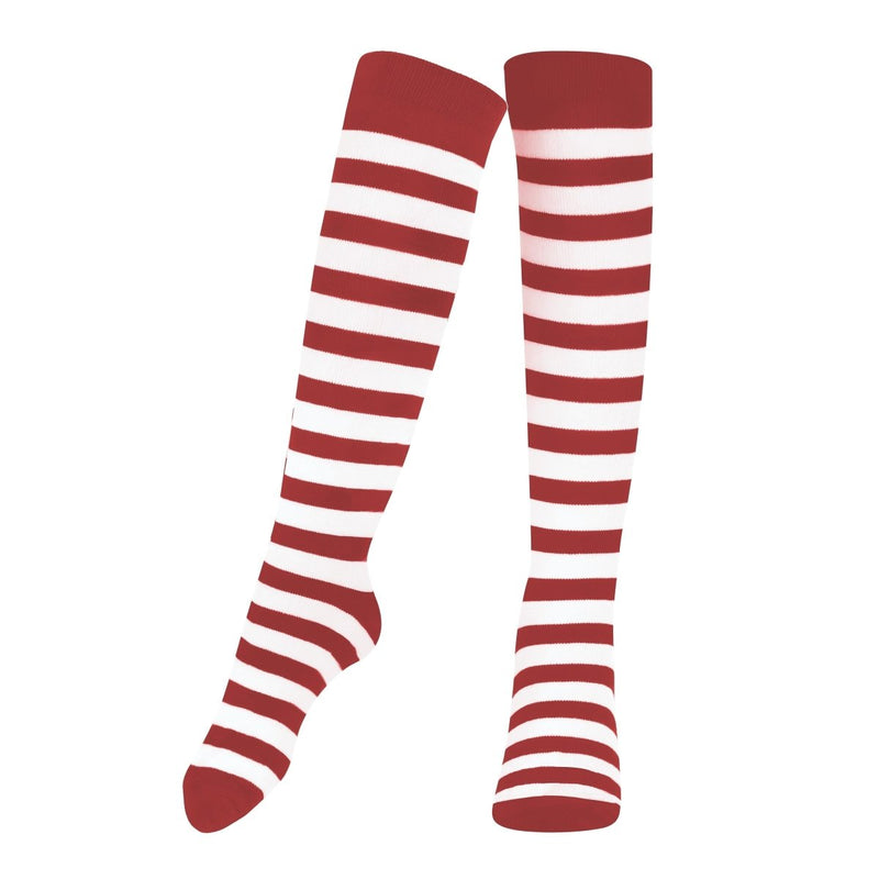 Striped Cotton Socks for Kids - Black and White / 10 - image 1