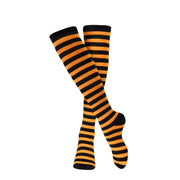 Striped Cotton Socks for Adults - Black and White - image 3