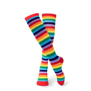 Striped Cotton Socks for Adults - Black and White - image 4