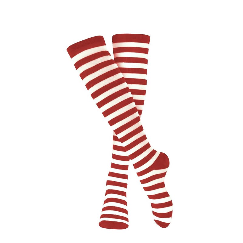 Striped Cotton Socks for Adults - Black and White - image 5