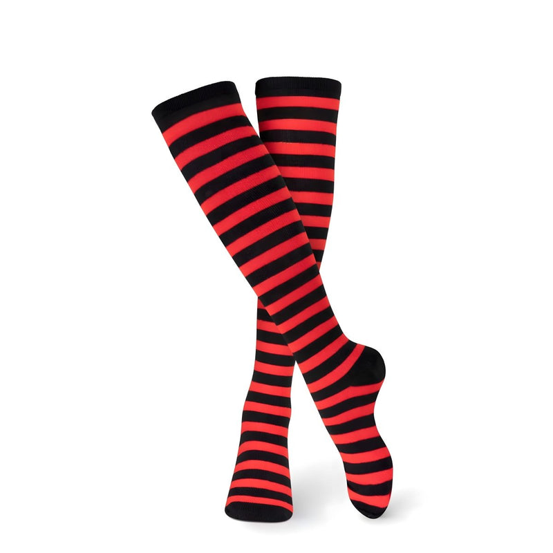 Striped Cotton Socks for Adults - Black and White - image 8