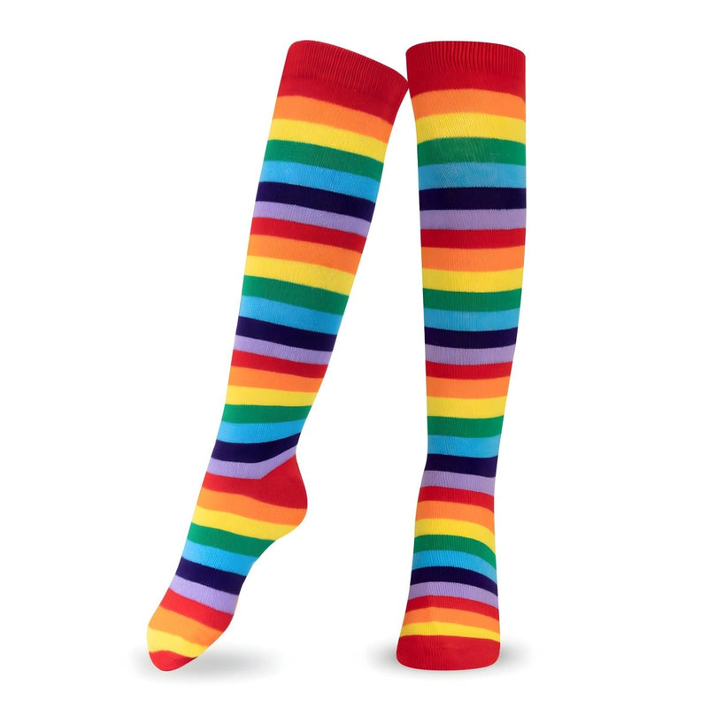 Striped Cotton Socks for Kids - Black and White / 10 - image 2
