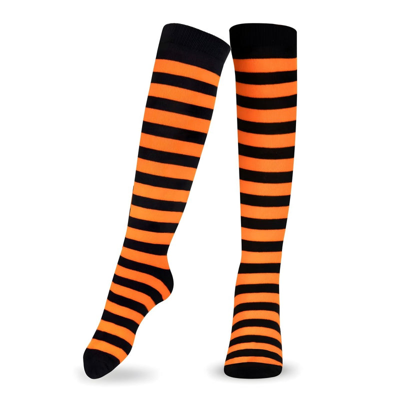Striped Cotton Socks for Kids - Black and White / 10 - image 8