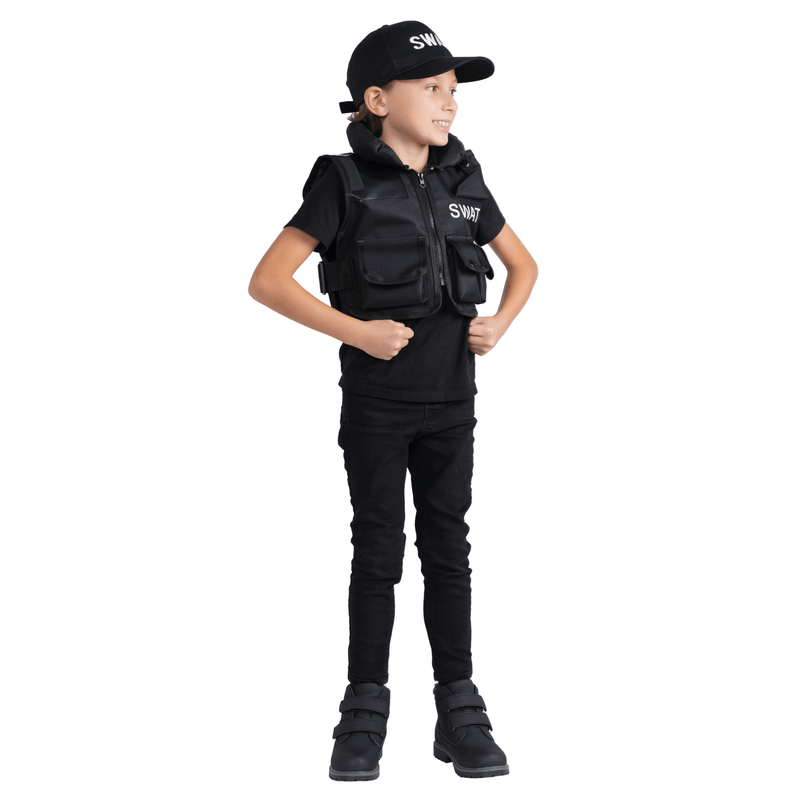 SWAT Vest and Cap Set - Kids - Medium/Large - image 1