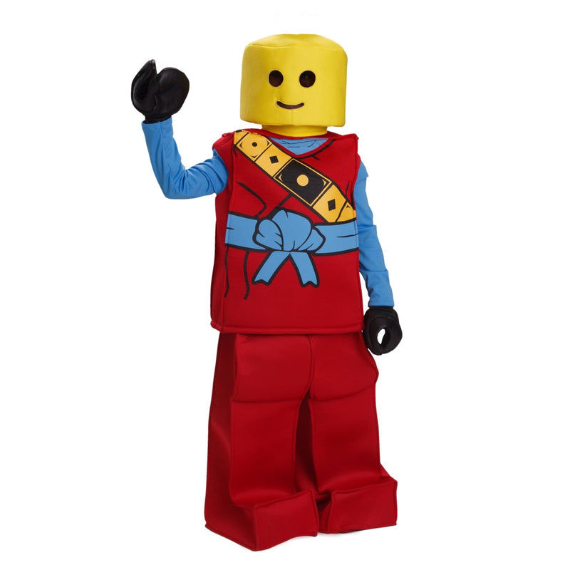 Toy Block Ninja Costume - Red - Kids - Large (12-14) - image 1