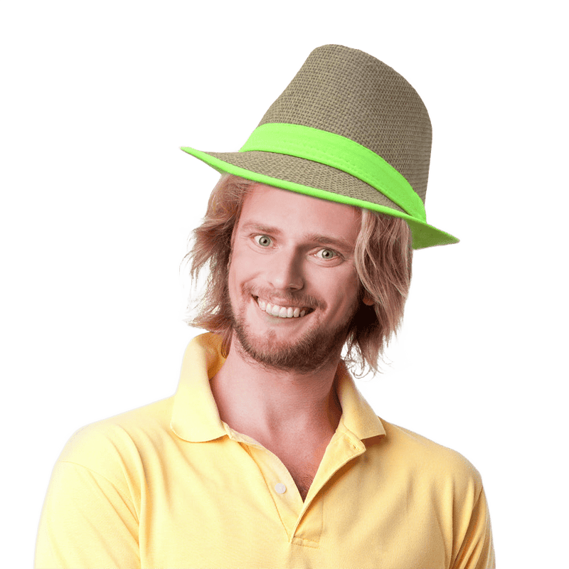 Weaved Fedora Hat - image 1