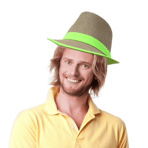 Weaved Fedora Hat - image 1