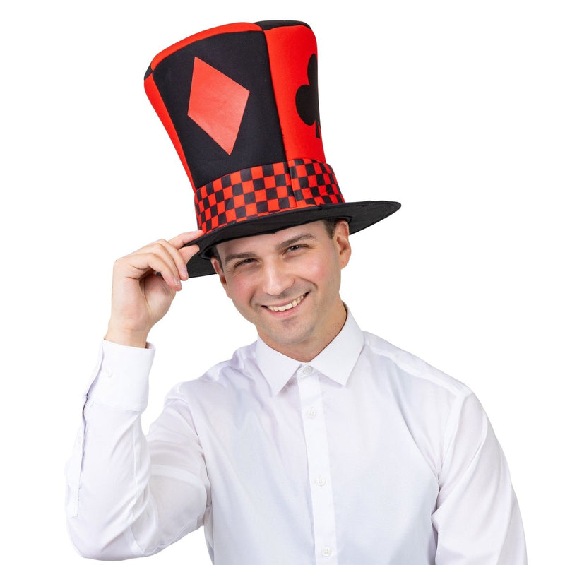 Whimsical Novelty Top Hat for Adults - White - image 1