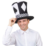 Whimsical Novelty Top Hat for Adults - White - image 2