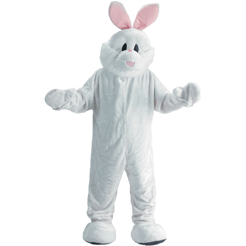 White Easter Bunny Mascot - Adults - One Size - image 1