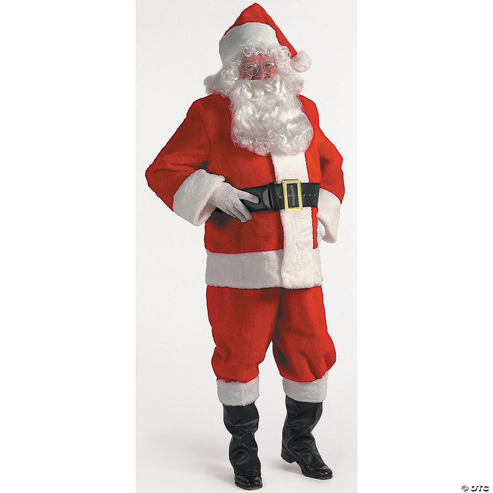 10-Piece Plush Santa Suit Set