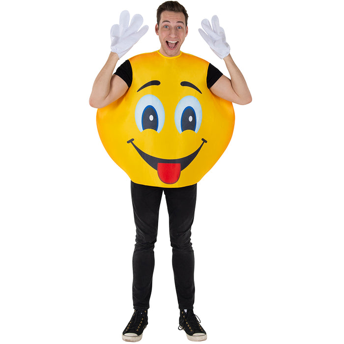 Classic Emoji Smiley Costume – Adults One Size