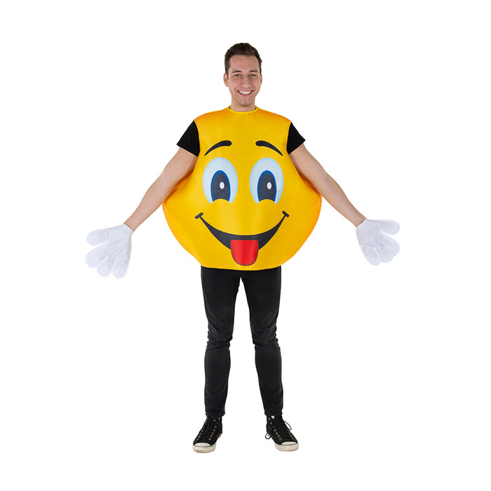 Classic Emoji Smiley Costume – Adults One Size