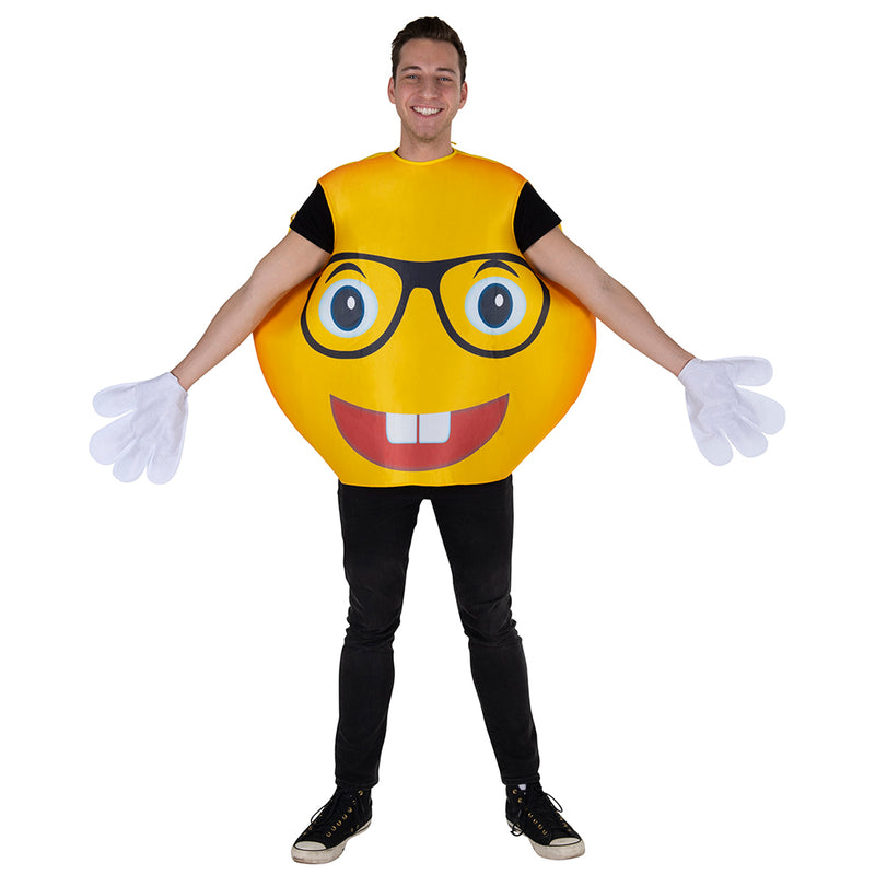 Glasses Smiley Emoji Costume | Costume-Shop.com - image 1
