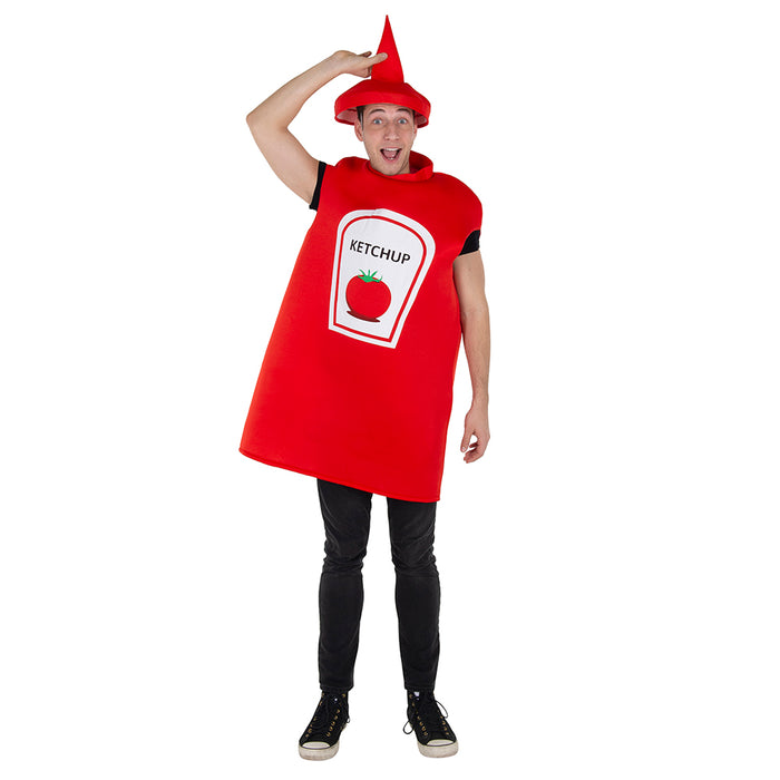 Fun Ketchup Bottle Costume