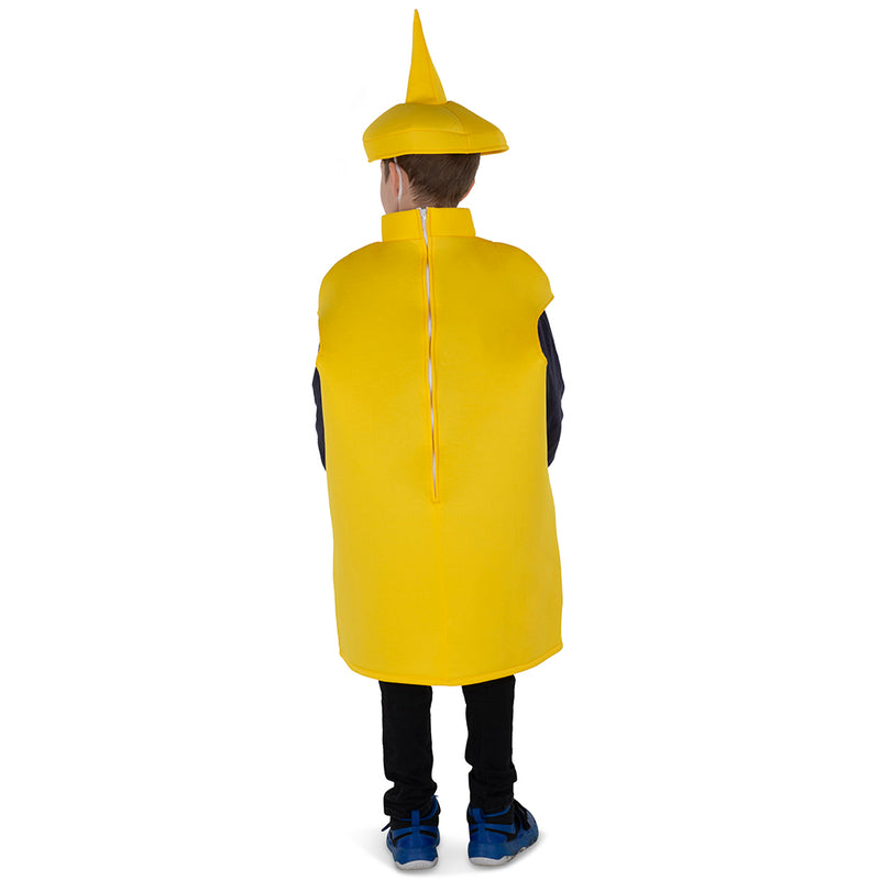 Yellow Mustard Bottle Costume for Kids | Costume-Shop.com - Small (4-6) - image 2