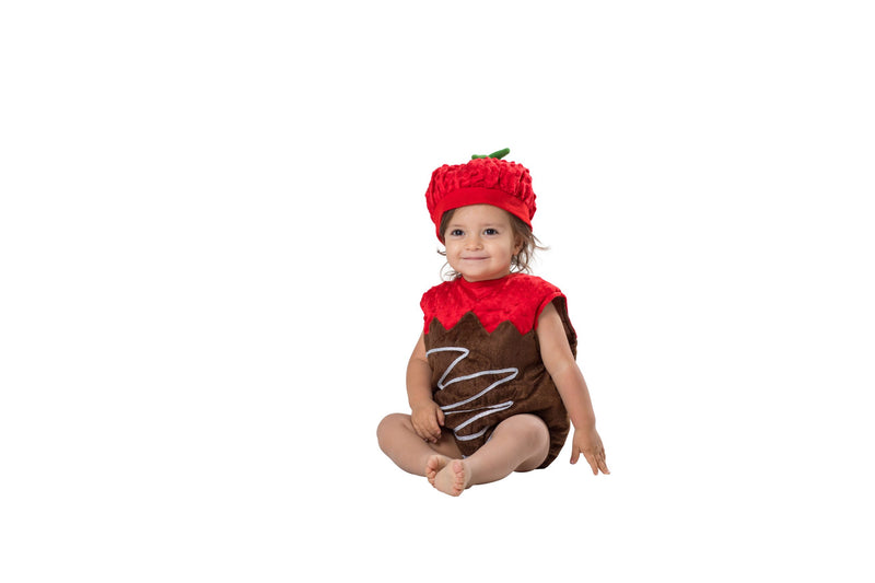 Chocolate Dipped Strawberry Costume | Costume-Shop.com - 0-6 Months) - image 2