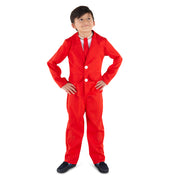 Red 3 Piece Party Suit For Kids - Small - 4-6 - image 3