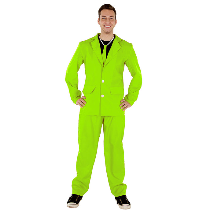 Neon Lemon Green 3-Piece Suit