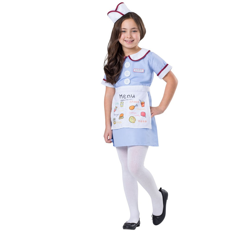 Diner Waitress Costume for Kids | Costume-Shop.com - T2 (Toddler 1-2) - image 3