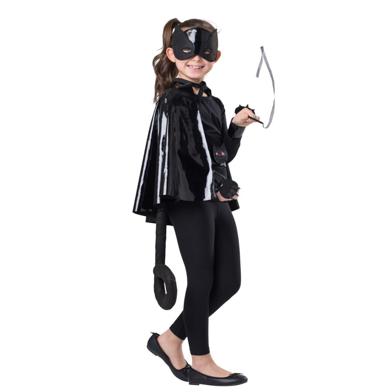 Black Cat Costume Set for Girls | Costume-shop.com - T4 / Small (4-6) - image 3